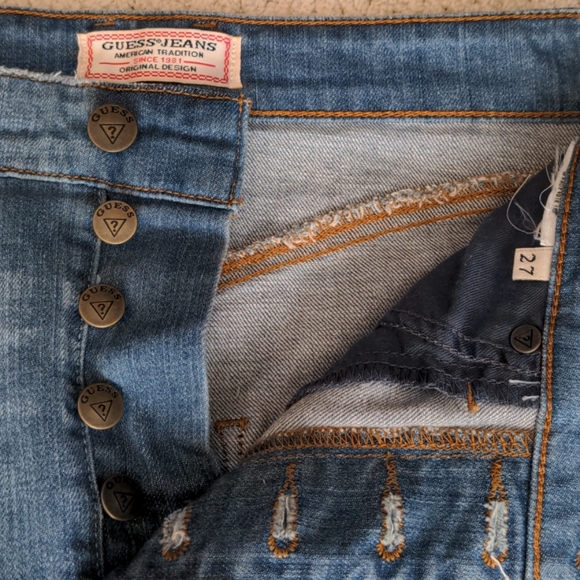 Guess Vintage 90's Denim Maxi Skirt - Picture 4 of 7